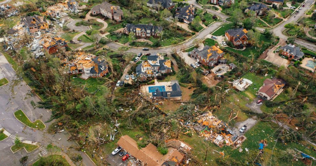 Catastrophe disaster cleanup from storm damage