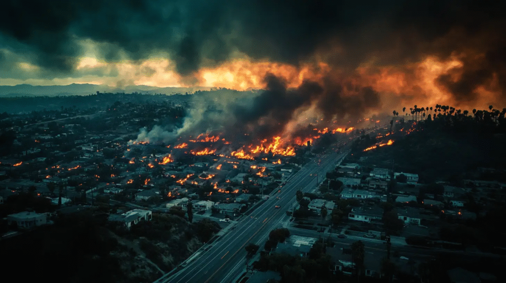 Wildfire damage restoration services